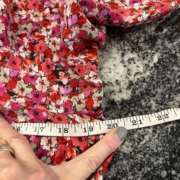 ZARA Floral Dress with Oversized Sleeves - Picture 11 of 12